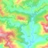 Mappa topografica pirsal, altitudine, rilievo