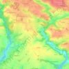 Mappa topografica Saint-Jean, altitudine, rilievo