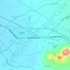 Mappa topografica Calzada, altitudine, rilievo