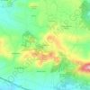 Mappa topografica Azinheiro, altitudine, rilievo