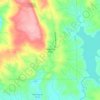 Mappa topografica Ribeirão do Ouro, altitudine, rilievo