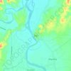 Mappa topografica Piat, altitudine, rilievo
