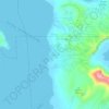 Mappa topografica Alas-as, altitudine, rilievo