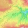 Mappa topografica La Cabanasse, altitudine, rilievo