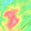 Mappa topografica La Basse-Bruyère, altitudine, rilievo