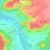 Mappa topografica Moulantier, altitudine, rilievo