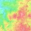Mappa topografica Beautribeau, altitudine, rilievo