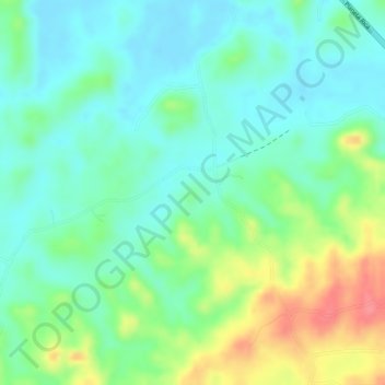 Mappa topografica EL NEQUE, altitudine, rilievo