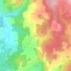 Mappa topografica Ferluc, altitudine, rilievo