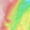 Mappa topografica Le Fournel, altitudine, rilievo