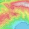 Mappa topografica Mont Bastide, altitudine, rilievo