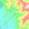 Mappa topografica Kāndi, altitudine, rilievo