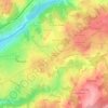 Mappa topografica Château de la Rue, altitudine, rilievo