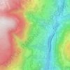 Mappa topografica San Ingenuino, altitudine, rilievo