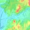 Mappa topografica Chaze, altitudine, rilievo