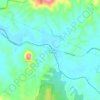 Mappa topografica Cooran, altitudine, rilievo