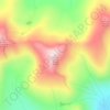 Mappa topografica Sgùrr a' Choire Ghlais, altitudine, rilievo
