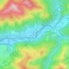 Mappa topografica Narvarte, altitudine, rilievo