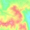 Mappa topografica El Monte, altitudine, rilievo