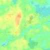 Mappa topografica Dorset, altitudine, rilievo