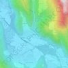 Mappa topografica Vesonne, altitudine, rilievo