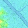 Mappa topografica Chatressac-Chaillevette, altitudine, rilievo