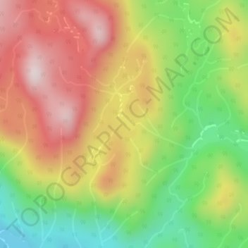 Mappa topografica Cape Range, altitudine, rilievo