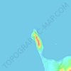 Mappa topografica korlai, altitudine, rilievo