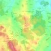 Mappa topografica Iring, altitudine, rilievo