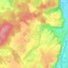 Mappa topografica Birkenhard, altitudine, rilievo