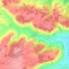 Mappa topografica Roussemeau, altitudine, rilievo