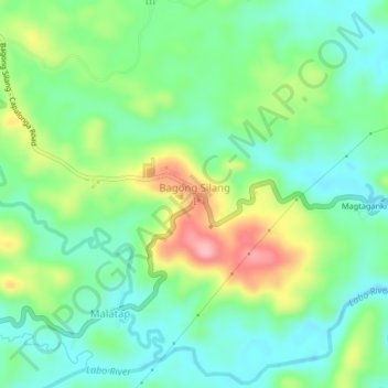 Mappa topografica Bagong Silang I, altitudine, rilievo
