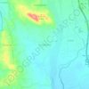 Mappa topografica Don Benito, altitudine, rilievo