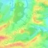 Mappa topografica Prunière, altitudine, rilievo