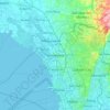 Mappa topografica Valenzuela, altitudine, rilievo