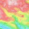 Mappa topografica La Chevade, altitudine, rilievo