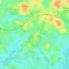 Mappa topografica Yassa Bakoko, altitudine, rilievo