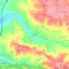 Mappa topografica Carpalhosa, altitudine, rilievo