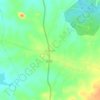 Mappa topografica Bariyatu, altitudine, rilievo