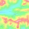 Mappa topografica Turini, altitudine, rilievo