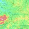 Mappa topografica Várzea Paulista, altitudine, rilievo