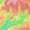 Mappa topografica Watzelhain, altitudine, rilievo