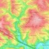 Mappa topografica Prangenberg, altitudine, rilievo