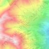 Mappa topografica Comborsiere, altitudine, rilievo