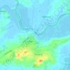 Mappa topografica Pahlhude, altitudine, rilievo