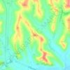 Mappa topografica Scandeluzza, altitudine, rilievo