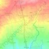 Mappa topografica Cupang, altitudine, rilievo