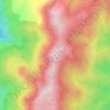 Mappa topografica Gilillo, altitudine, rilievo