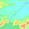 Mappa topografica Ubaldinho, altitudine, rilievo