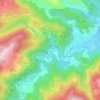 Mappa topografica La Palme, altitudine, rilievo